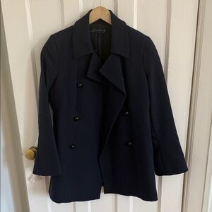 Zara Midnight Blue Women's Pea Coat